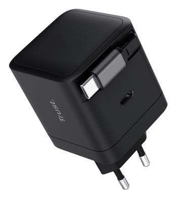[25805] Trust Maxo 65W Retractable USB-C PD Charger