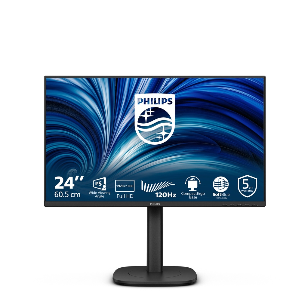 [24B2N3200J/00] Philips 3000 series 24B2N3200J/00 computer monitor 60.5 cm (23.8") 1920 x 1080 pixels Full HD LCD Black
