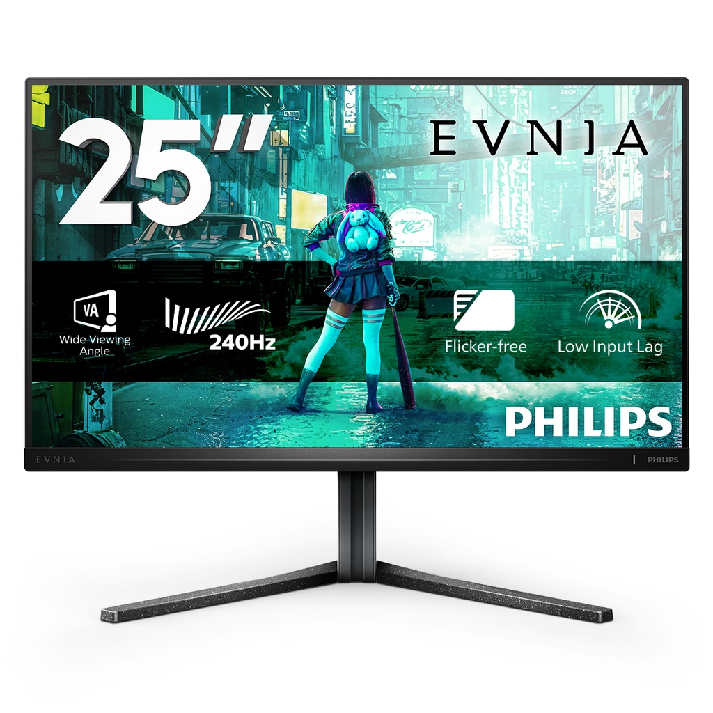 Philips Evnia 25M2N3200W/00 computer monitor 62.2 cm (24.5") 1920 x 1080 pixels Full HD LCD Grey