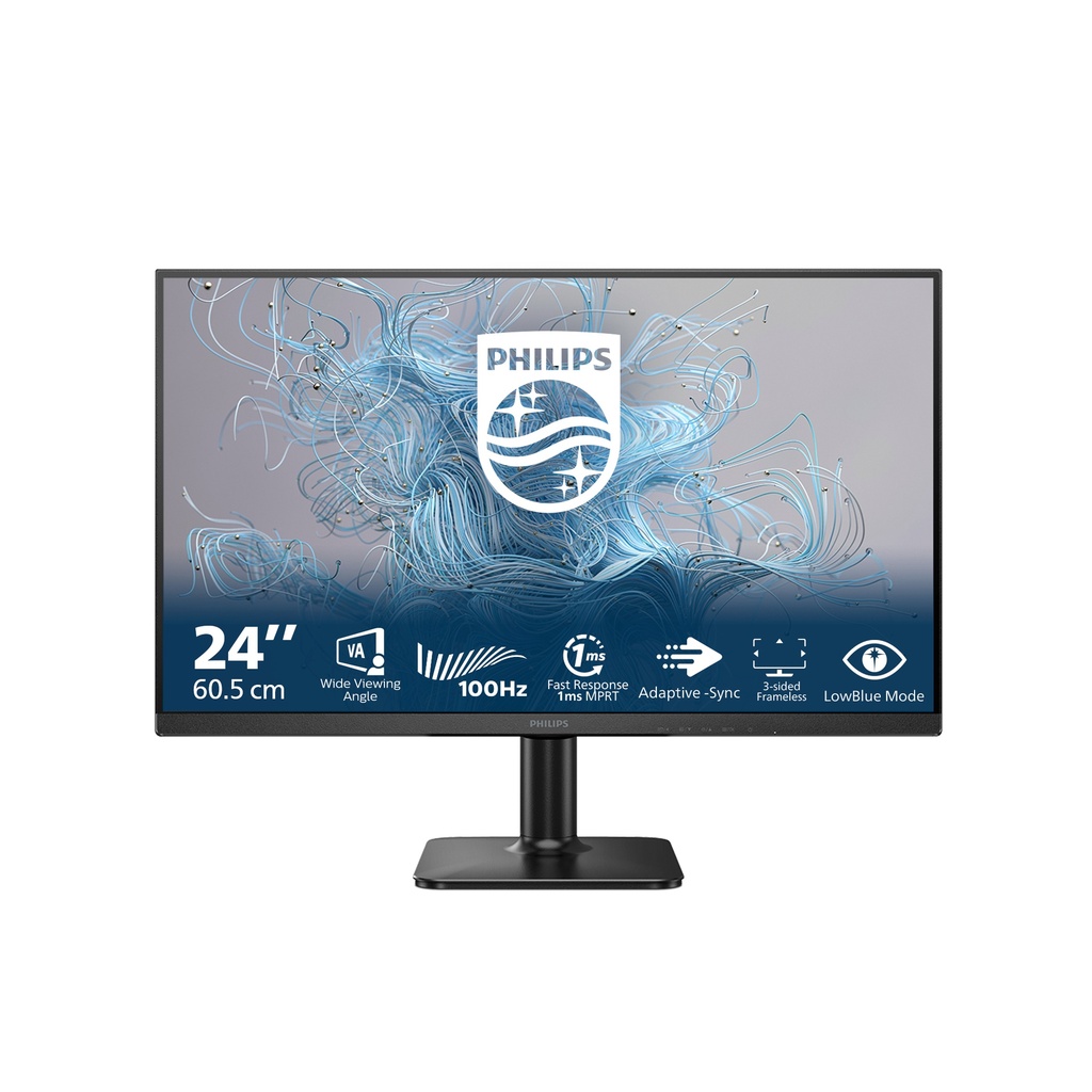 [24E2N1100LB/00] Philips 1000 series 24E2N1100LB/00 computer monitor 60.5 cm (23.8") 1920 x 1080 pixels Full HD LCD Black