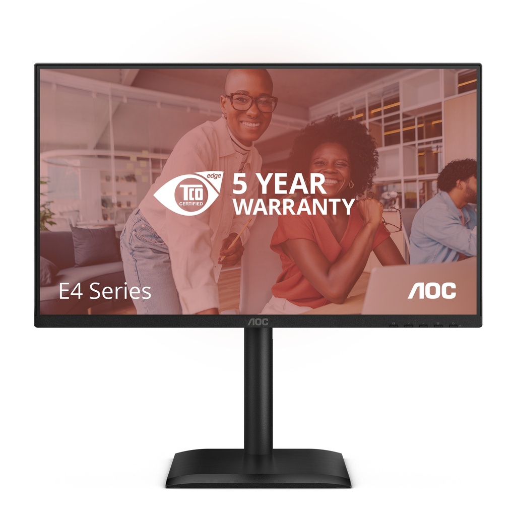 [24E4U] AOC 24E4U computer monitor 60.5 cm (23.8") 1920 x 1080 pixels Full HD LED Black