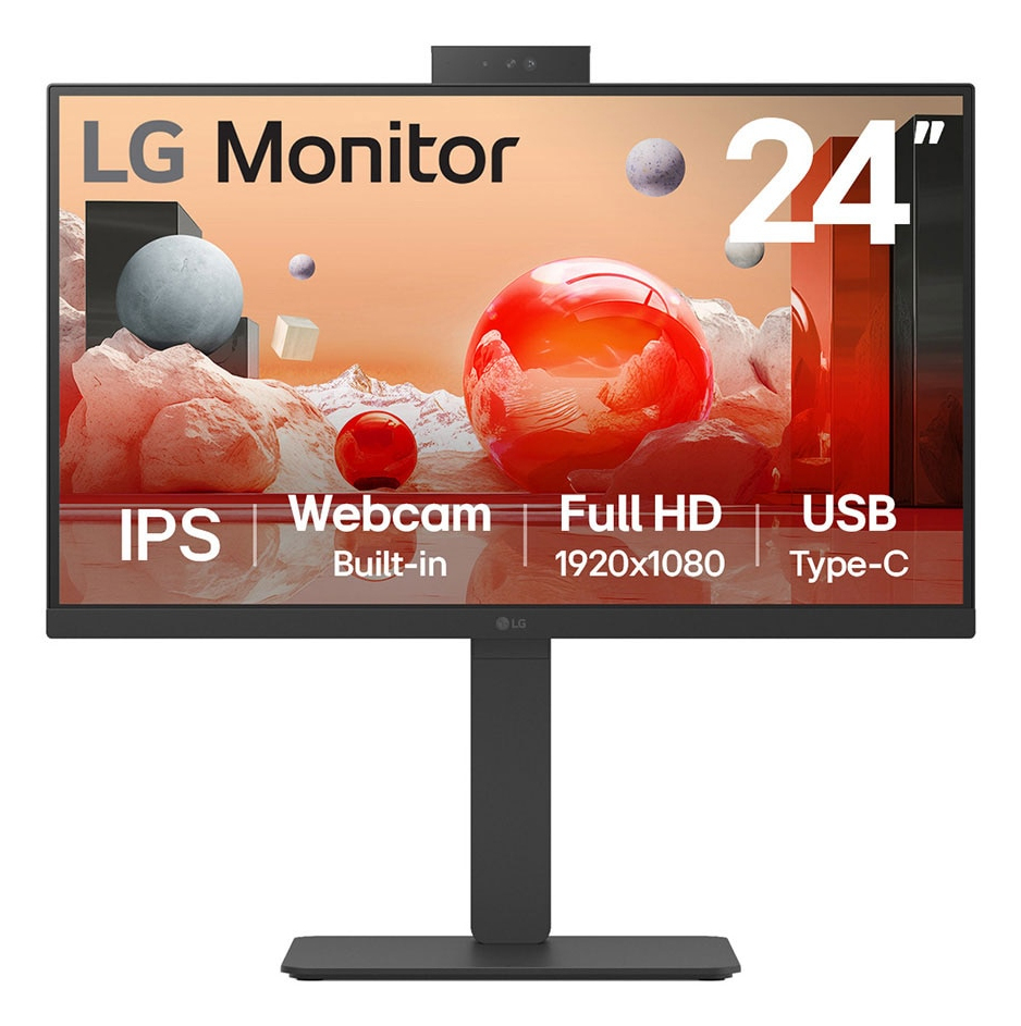 LG 24BA850-B computer monitor 60.5 cm (23.8") 1920 x 1080 pixels Full HD Black