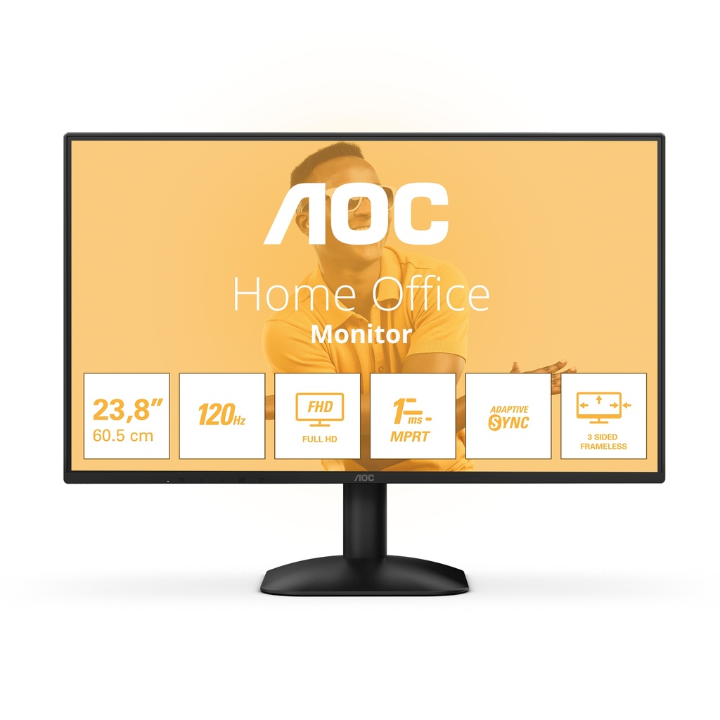 AOC 24B31H computer monitor 60.5 cm (23.8") 1920 x 1080 pixels Full HD Black