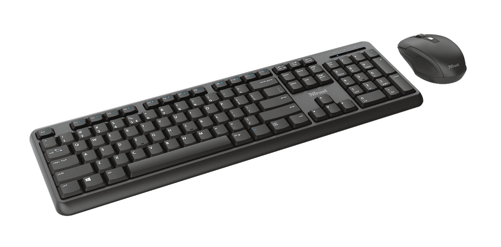 [24009] Trust TKM-350 keyboard Mouse included Universal RF Wireless QWERTY Italian Black