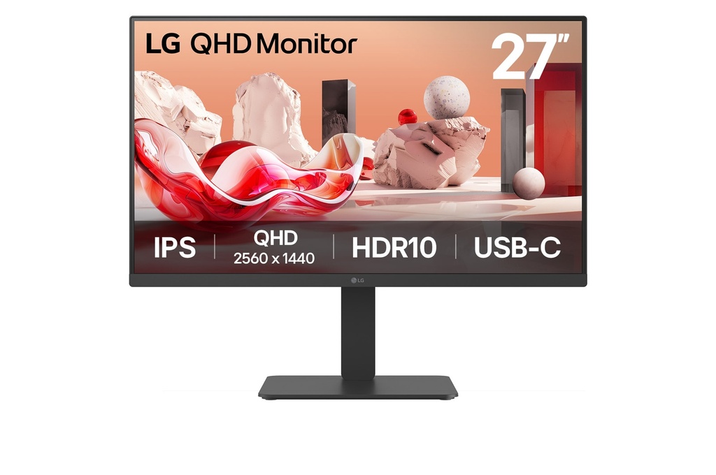 [27BA65QB-B.AEU] LG 27BA65QB-B.AEU computer monitor 68.6 cm (27") 2560 x 1440 pixels Wide Quad HD LED Black