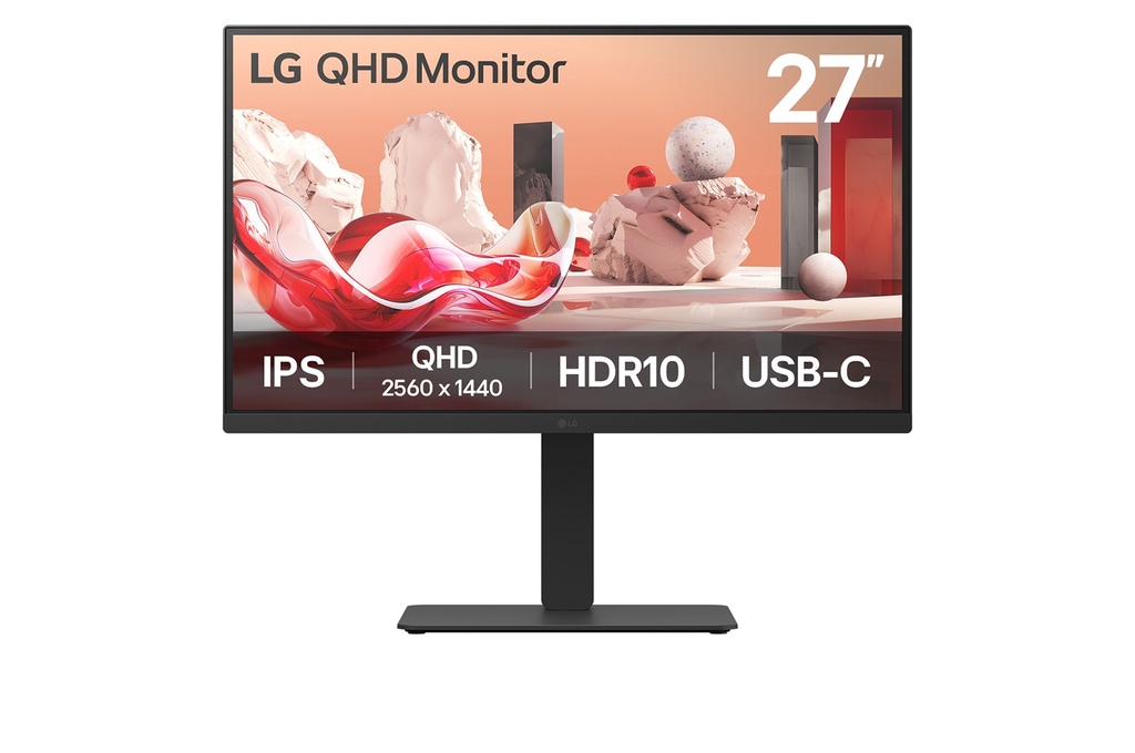 [27BA75QB-B.AEU] LG 27BA75QB-B.AEU computer monitor 68.6 cm (27") 2560 x 1440 pixels Wide Quad HD LED Black