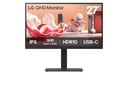 LG 27BA75QB-B.AEU computer monitor 68.6 cm (27") 2560 x 1440 pixels Wide Quad HD LED Black