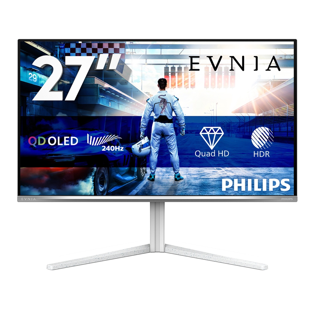 [27M2N6501L/00] Philips Evnia 6000 27M2N6501L/00 computer monitor 67.3 cm (26.5") 2560 x 1440 pixels Quad HD QD-OLED White