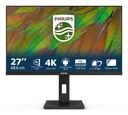 Philips 3000 series 27B1N3800/00 computer monitor 68.6 cm (27") 3840 x 2160 pixels 4K Ultra HD LCD Black