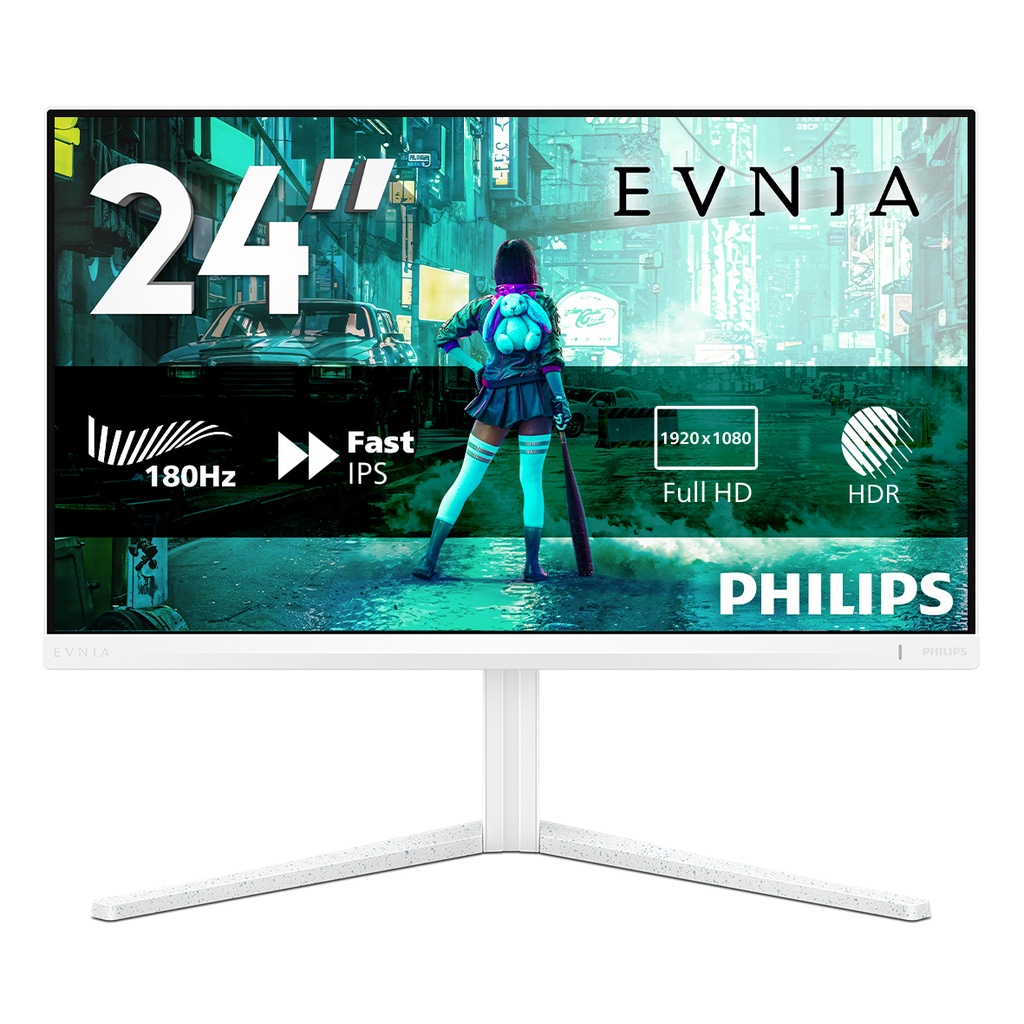 Philips Evnia 24M2N3201A/00 computer monitor 60.5 cm (23.8") 1920 x 1080 pixels Full HD LCD White