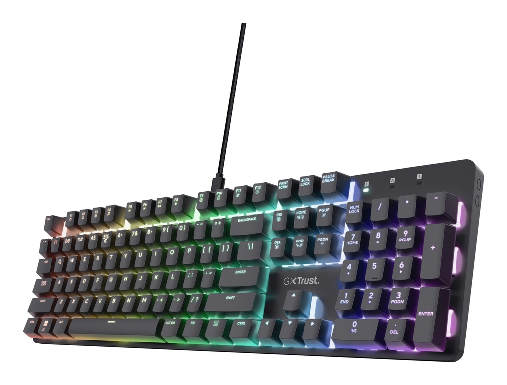 [25677] Trust GXT 871 Zora keyboard Gaming USB Italian Black