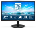 Philips V Line 241V8LA/00 computer monitor 60.5 cm (23.8") 1920 x 1080 pixels Full HD LED Black