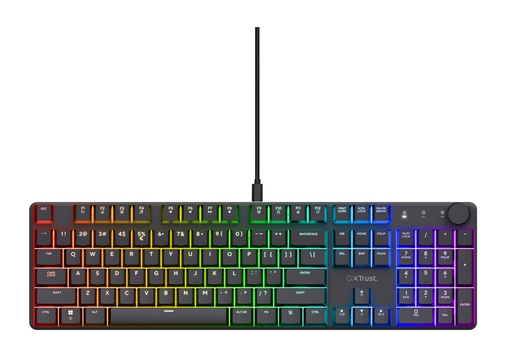 [24912] Trust GXT 866 Torix keyboard Gaming USB QWERTY Italian Black