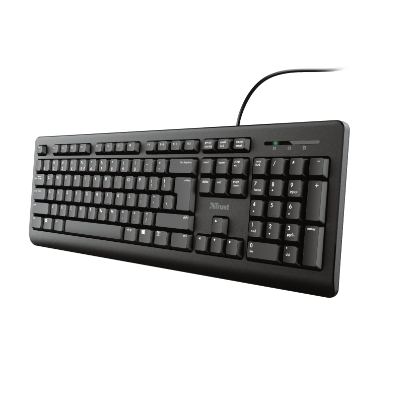 [23981] Trust TK-150 keyboard Office USB QWERTY Italian Black