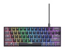 Trust GXT 867 Acira keyboard Gaming USB QWERTY Italian Black