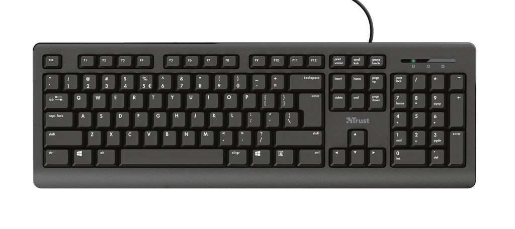 [23893] Trust Primo keyboard Universal USB QWERTY UK English Black
