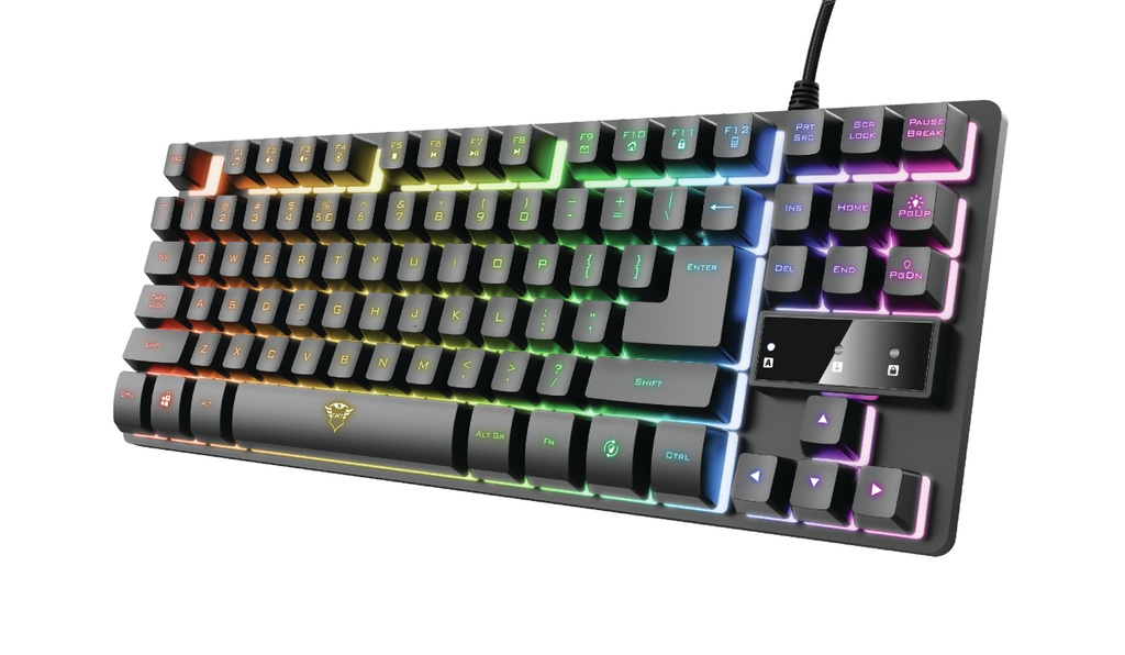 [24066] Trust GXT 833 Thado TKL keyboard Gaming USB QWERTY Italian Black