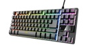 Trust GXT 833 Thado TKL keyboard Gaming USB QWERTY Italian Black