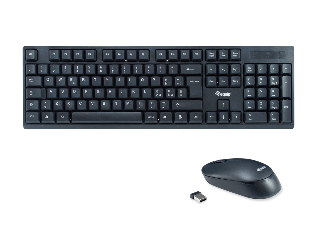 [245223] Equip Wireless Keyboard & Mouse Set, IT Layout