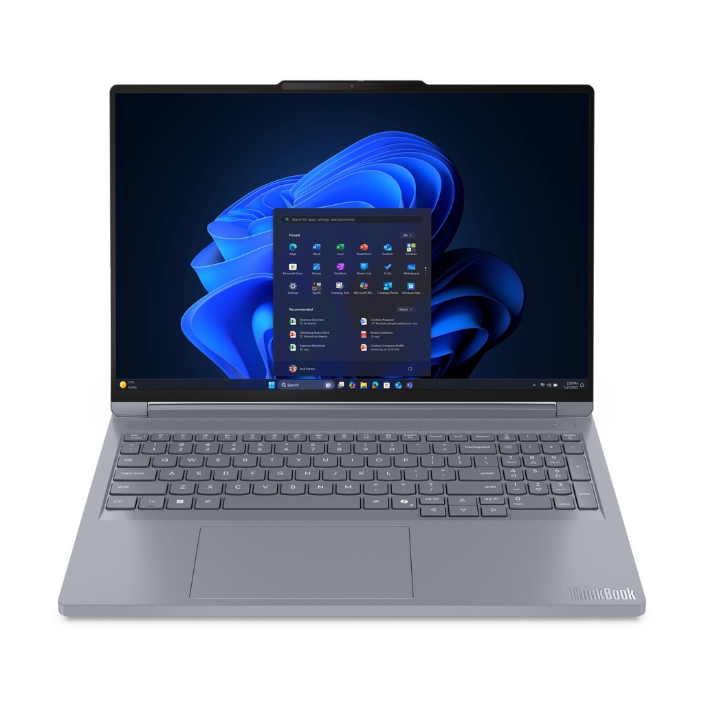 Lenovo ThinkBook 16p G6 ADR AMD Ryzen™ 9 8940HX Laptop 40.6 cm (16") WQXGA 32 GB DDR5-SDRAM 1 TB SSD NVIDIA GeForce RTX 5060 Wi-Fi 7 (802.11be) Windows 11 Pro Italian Grey
