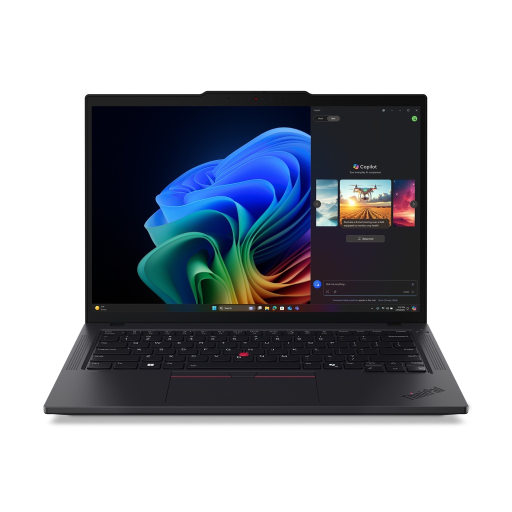 [21QJ005NIX] Lenovo ThinkPad T14 Gen 6 (AMD) Copilot+ PC AMD Ryzen AI 7 350 Laptop 35.6 cm (14") WUXGA 32 GB DDR5-SDRAM 1 TB SSD Wi-Fi 7 (802.11be) Windows 11 Pro Italian Black