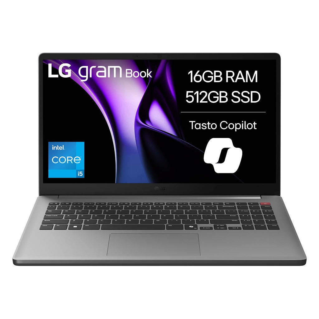 [15U50T-G.AA56D] LG Gram 15U50T-G Intel® Core™ i5 i5-1334U Laptop 39.6 cm (15.6") Full HD 16 GB DDR4-SDRAM 512 GB SSD Wi-Fi 6 (802.11ax) Windows 11 Home Silver
