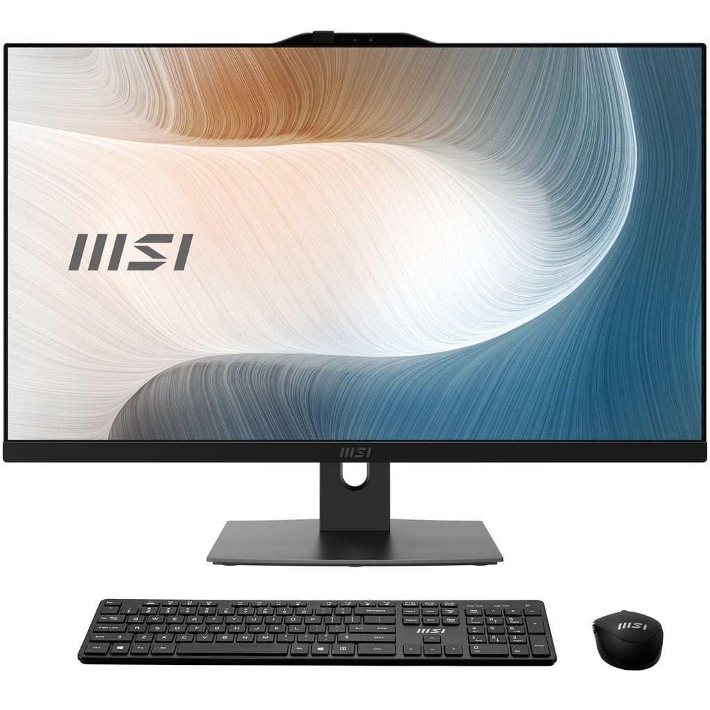 MSI Modern AM272P 1M-849IT Intel Core 7 150U 68.6 cm (27") 1920 x 1080 pixels All-in-One PC 32 GB DDR5-SDRAM 512 GB SSD Windows 11 Pro Wi-Fi 6E (802.11ax) Black
