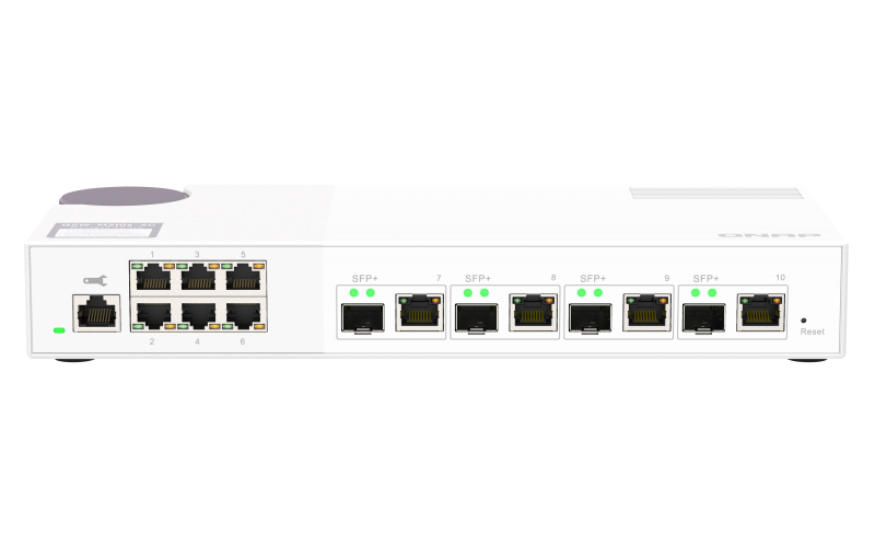 QNAP QSW-M2106-4C network switch Managed L2 2.5G Ethernet (100/1000/2500) White