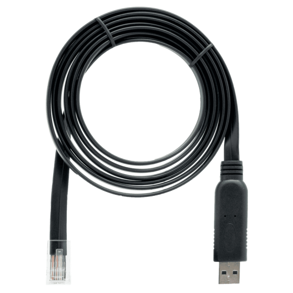 [CAB-CONSOLE-URJ45-1M8] QNAP CAB-CONSOLE-URJ45-1M8 USB cable 1.8 m RJ-45 USB A Black