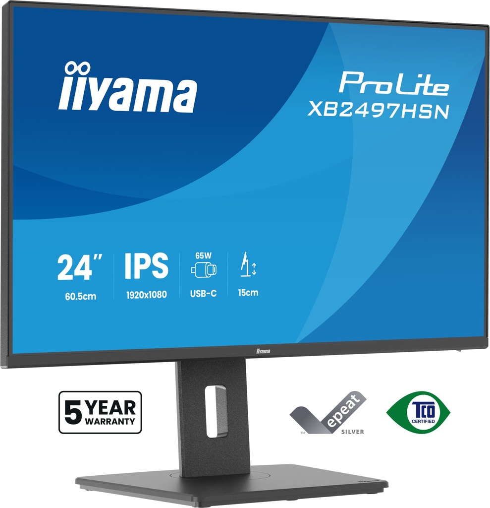 [XB2497HSN-B1] 24  IPS 1920x1080,USB-C,HDMI,DP,MULTIMED