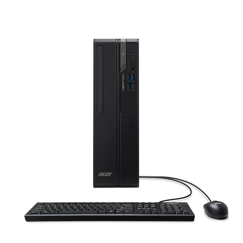 Acer Veriton X VX2720G Intel® Core™ i3 i3-14100 8 GB DDR5-SDRAM 512 GB SSD Desktop PC Nero
