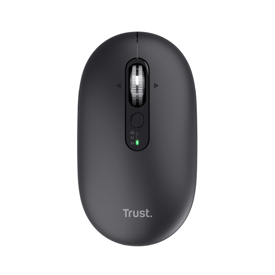 [26018] SERON HYPSCROLL SLIM WRLS MOUSE BLK