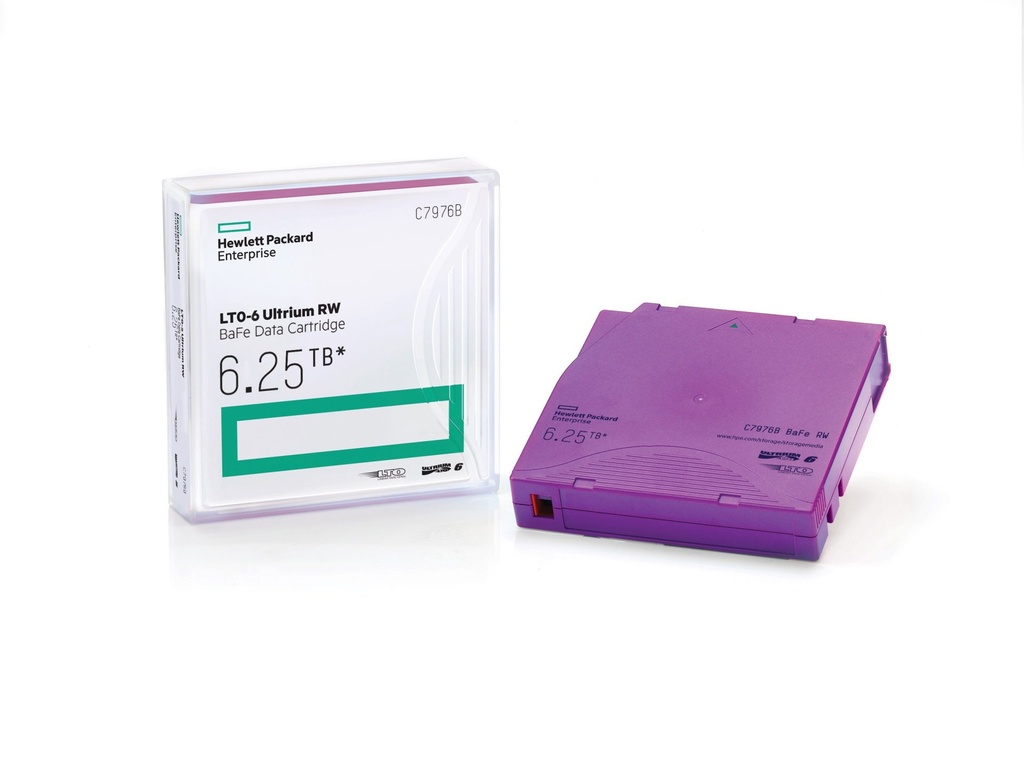 ORIGINAL HP Accessori per computer C7976A LTO-6 Ultrium 2.5/6,25TB Cartridge HP LTO-6 Ultrium 6.25TB MP RW Data Cartridge