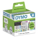 ORIGINAL DYMO Etichette Bianco S0722540 11354 Etichette, 57x32mm, bianco, 1000 pezzi.