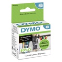 ORIGINAL DYMO Etichette Bianco S0722530 11353 etichette bianche,25x13mm, 1000 pezzi
