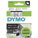 ORIGINAL DYMO Nastro Nero su bianco S0720680 40913 9mm x 7m, nastro standard D1