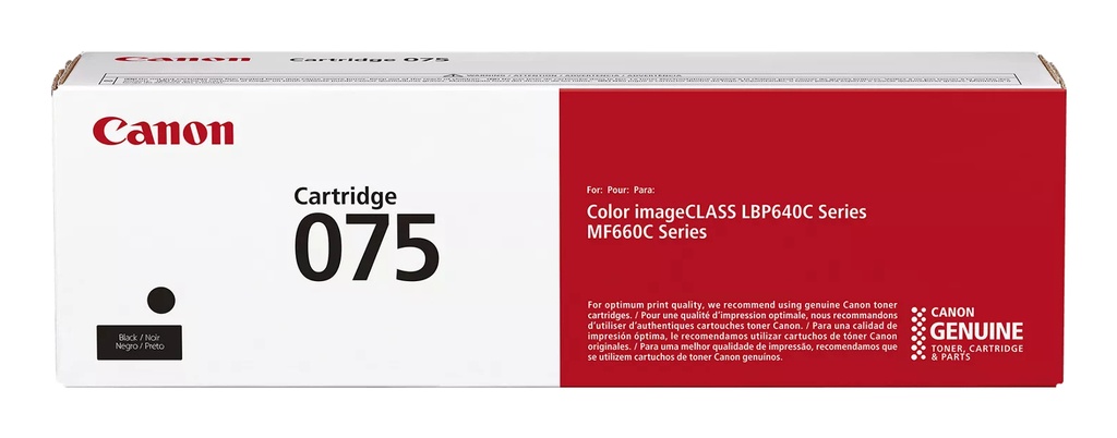 ORIGINAL Canon toner nero 075 bk 6365C002 ~1400 Seiten
