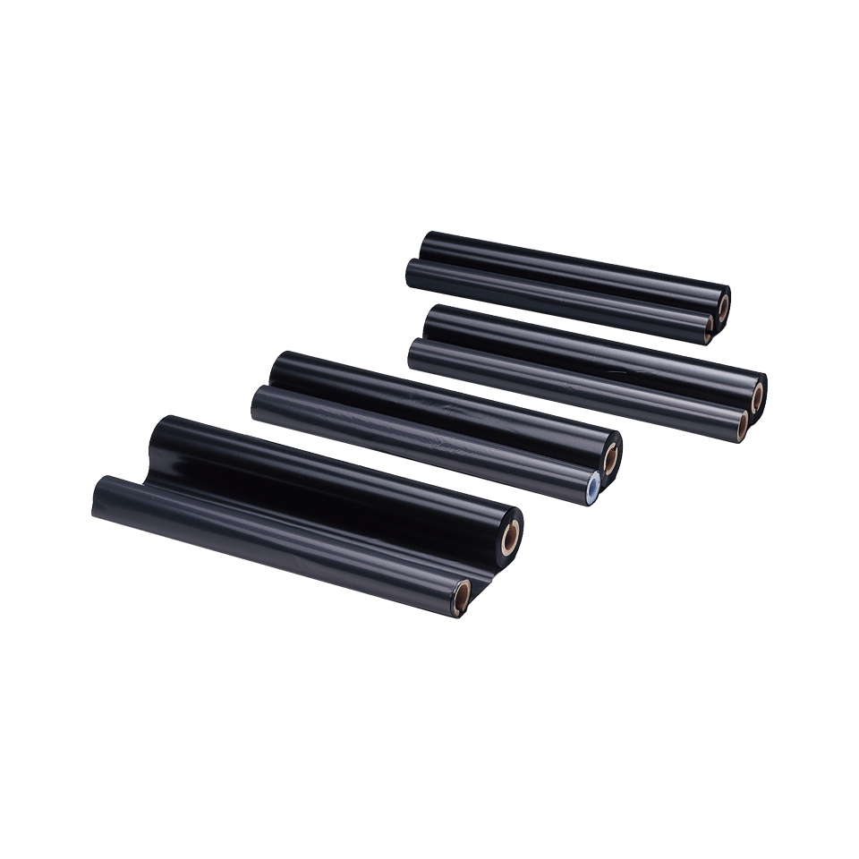 [PC-74RF] ORIGINAL Brother nastro a trasferimento termico nero PC-74RF a 4 pezzi