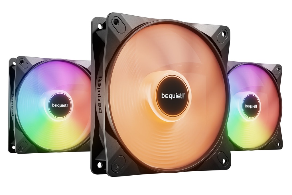 [BL124] be quiet! LIGHT WINGS LX 120mm PWM High Speed 3-Pack Black Computer case Fan 12 cm 3 pc(s)