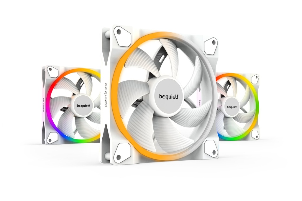 [BL102] be quiet! Light Wings White | 140mm PWM Triple Pack Computer case Fan 14 cm 3 pc(s)