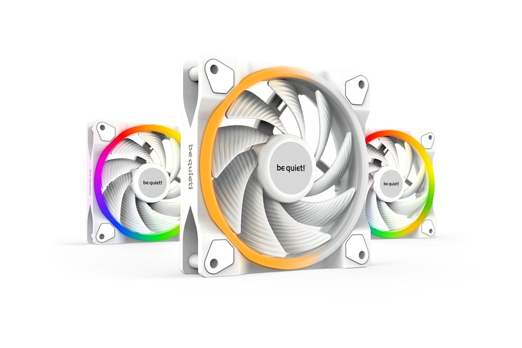 [BL101] be quiet! Light Wings White | 120mm PWM high-speed Triple-Pack Computer case Fan 12 cm 3 pc(s)