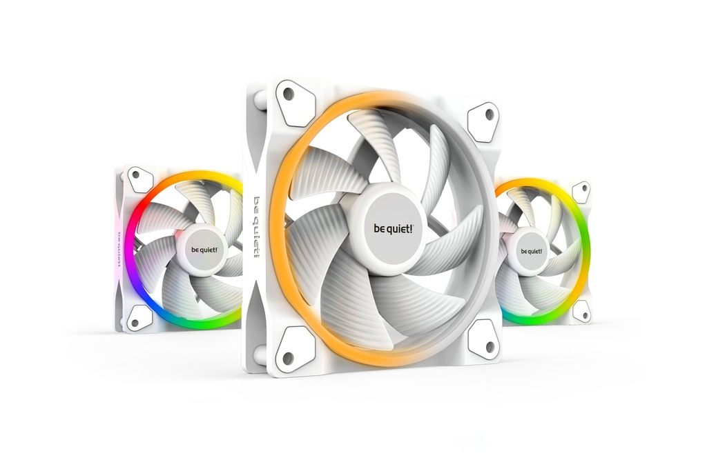 [BL100] be quiet! Light Wings White | 120mm PWM Triple Pack Computer case Fan 12 cm 3 pc(s)