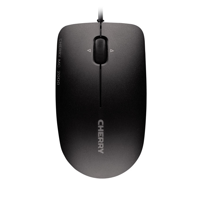 [JM-0600-2] CHERRY MC 2000 Corded Mouse with Tilt Wheel, Black, USB