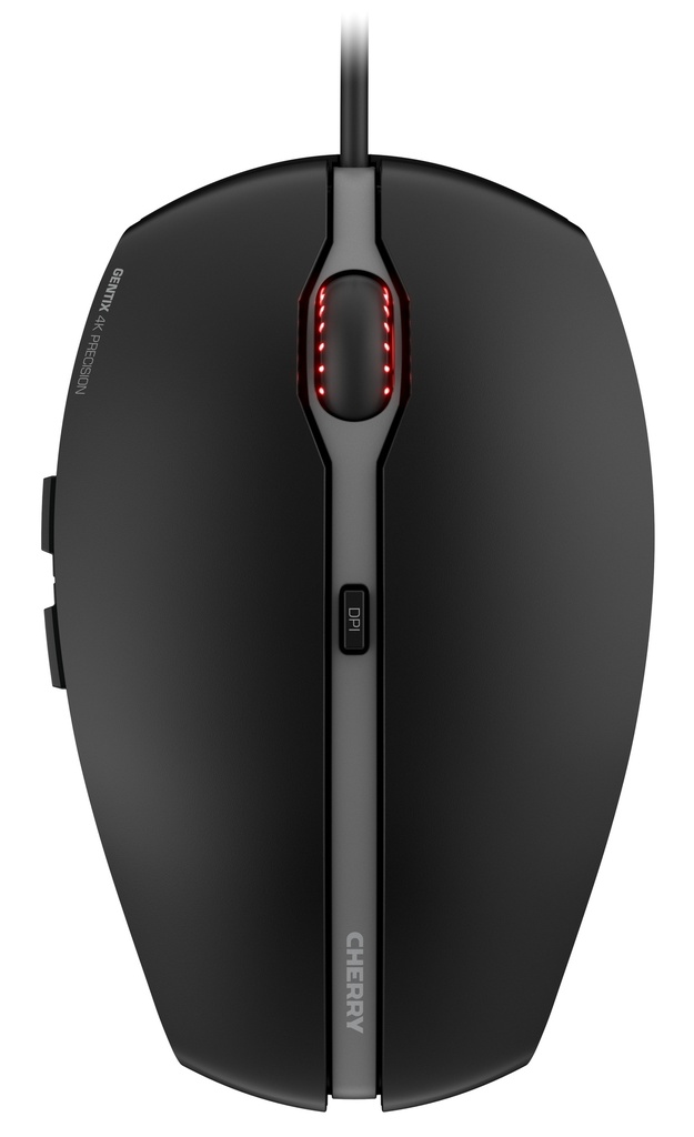 [JM-0340-2] Mouse Cherry Gentix 4K wired black (JM-0340-2)