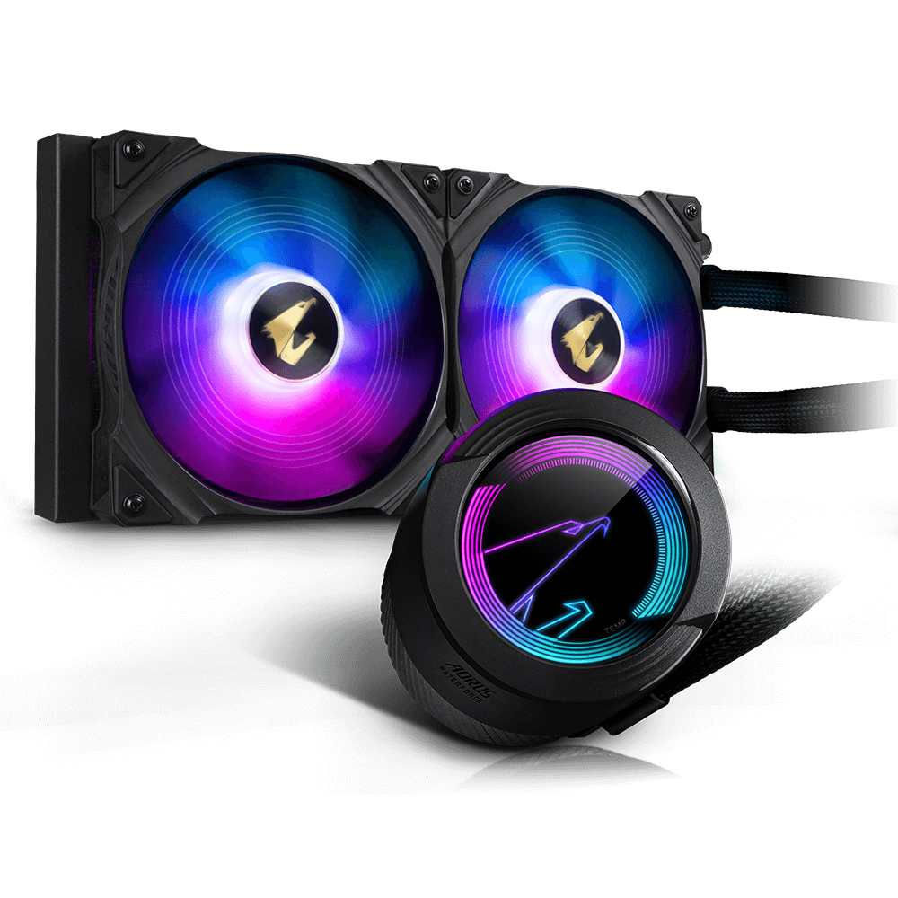 [GP-AORUS WATERFORCE  280] GIGABYTE AORUS WATERFORCE 280 Processor All-in-one liquid cooler Black