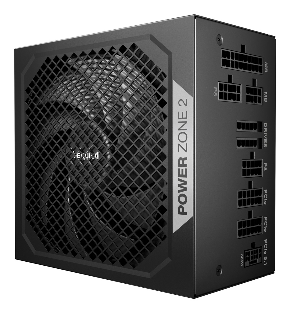 Alimentatore Be Quiet! Power Zone2 80 Plus Platinum Modulare ATX 3.1 PCIe 5.1 1000w Nero