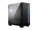 MSI MAG VAMPIRIC 300R Mid Tower Gaming Computer Case 'Black, 1x 120mm ARGB Fan, USB Type-C, Tempered Glass, Center, E-ATX, ATX, mATX, mini-ITX'