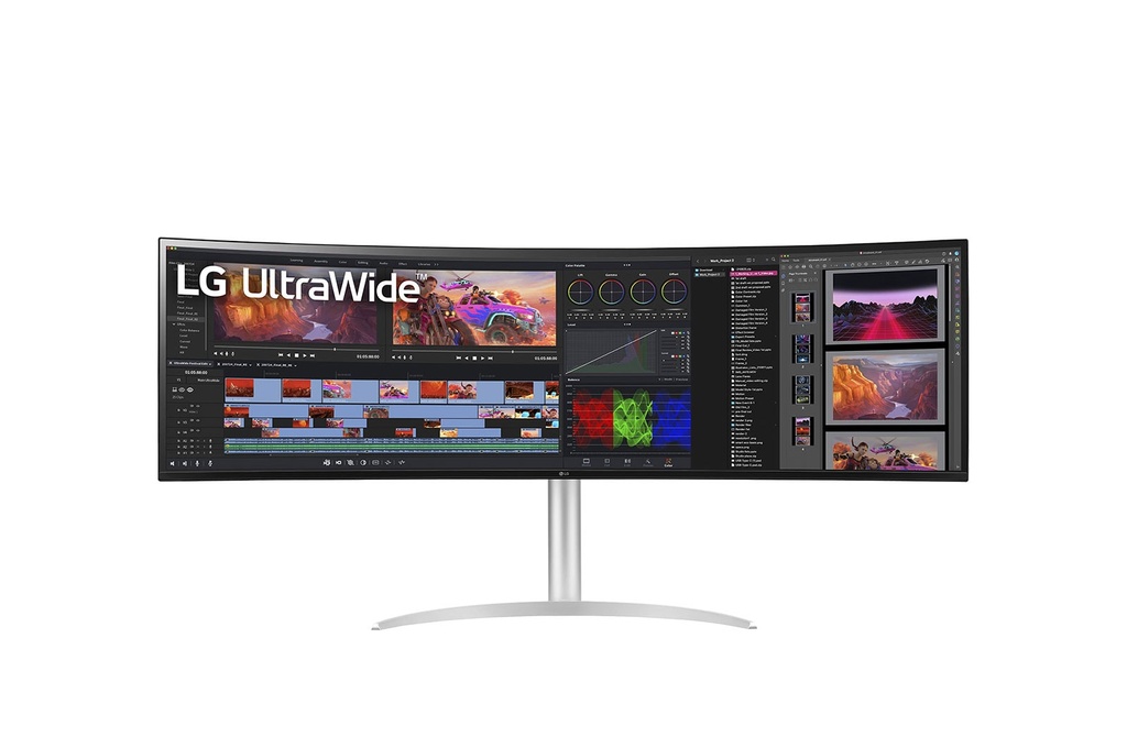 LG 49WQ95X-W computer monitor 124.5 cm (49") 5120 x 1440 pixels Dual QHD White