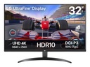 LG 32UR500K-B computer monitor 80 cm (31.5") 3840 x 2160 pixels 4K Ultra HD LCD Black