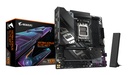 GIGABYTE X870M AORUS ELITE WIFI7 Motherboard - Supports AMD Ryzen 9000 CPUs, 14+2+2 Phases Digital VRM, up to 8200Hz DDR5 (OC), 1xPCIe 5.0 + 1xPCIe 4.0, Wi-Fi 7, 2.5 GbE LAN, USB 4